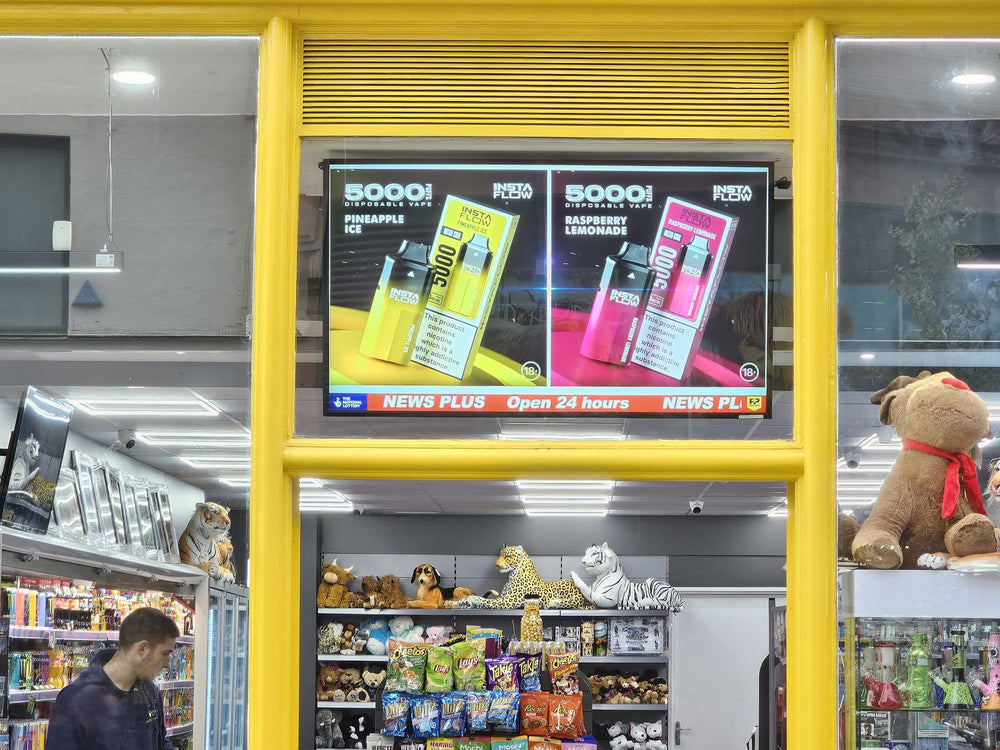 WINDOW DIGITAL SIGNAGE ADD VISION