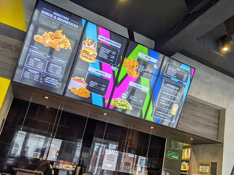 digital menu screen to buy7