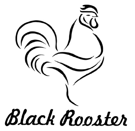 black rooster logo